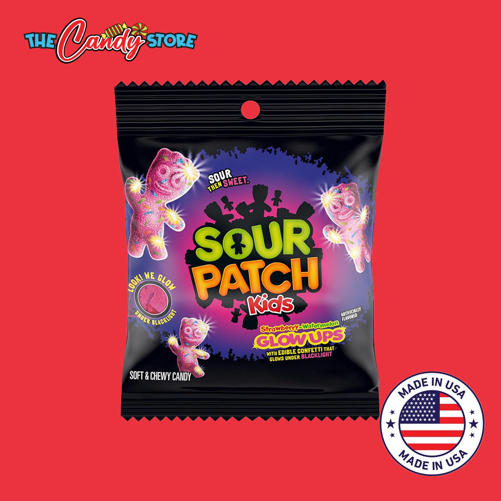 Sour Patch Kids Strawberry-Watermelon Glow Ups Sweet