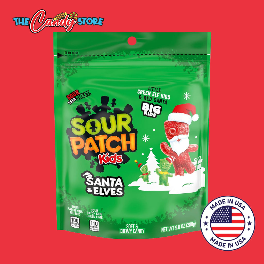 Sour Patch Kids Santa & Elves Soft & Chewy Candy