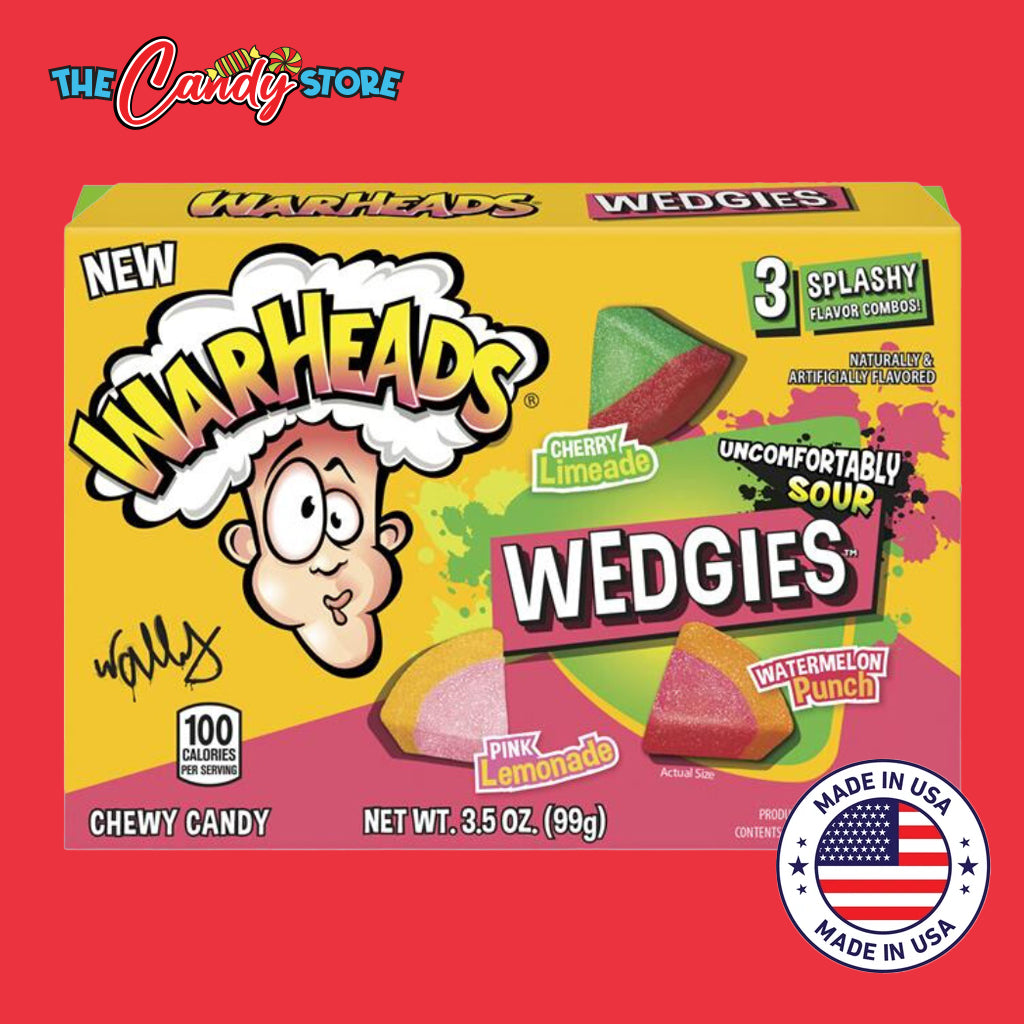 Warheads Sour Wedgies Theatre Box
