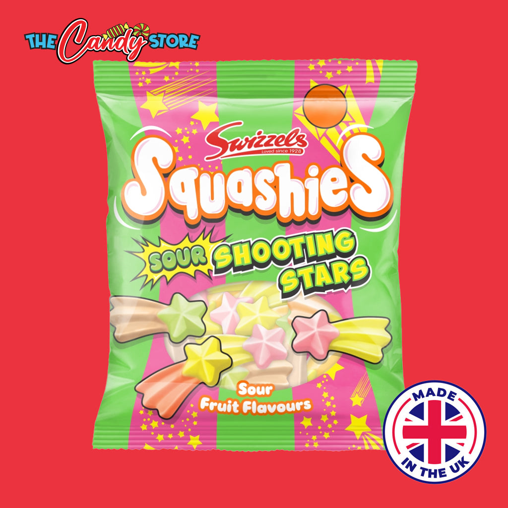 Swizzels Squashies Sour Shooting Stars Gummy Sweet