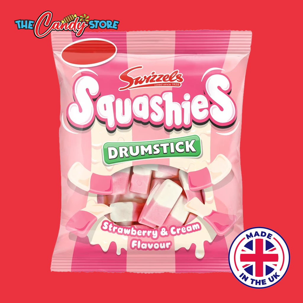 Swizzels Squashies Strawberry & Cream Chewy Candy