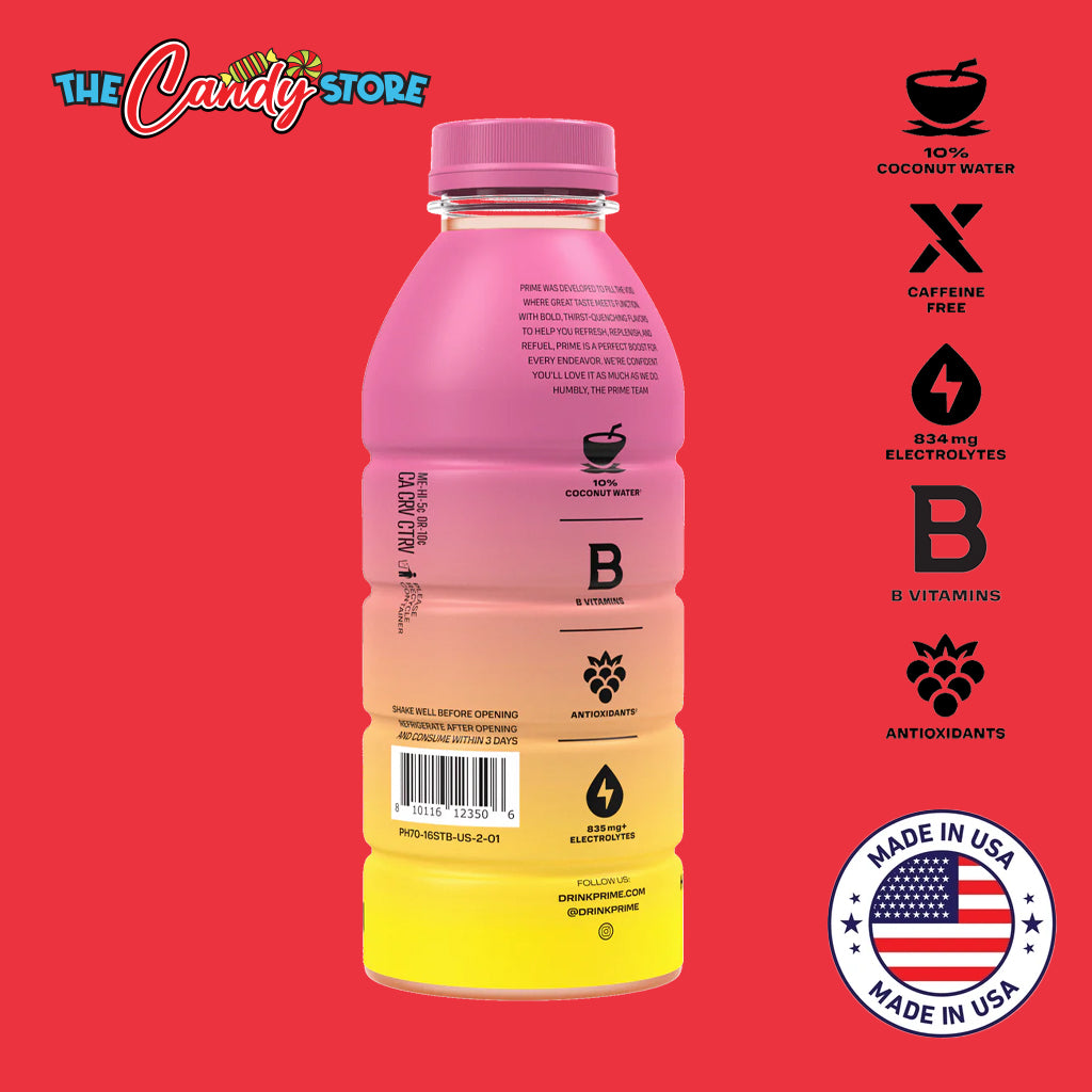 Prime Strawberry Banana Sports Drink 500ml