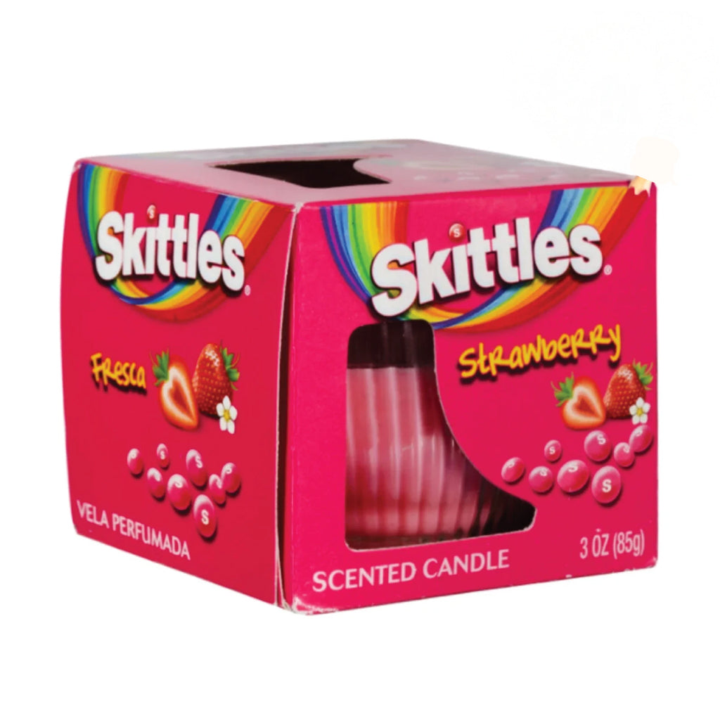Skittles Strawberry Scented Candles