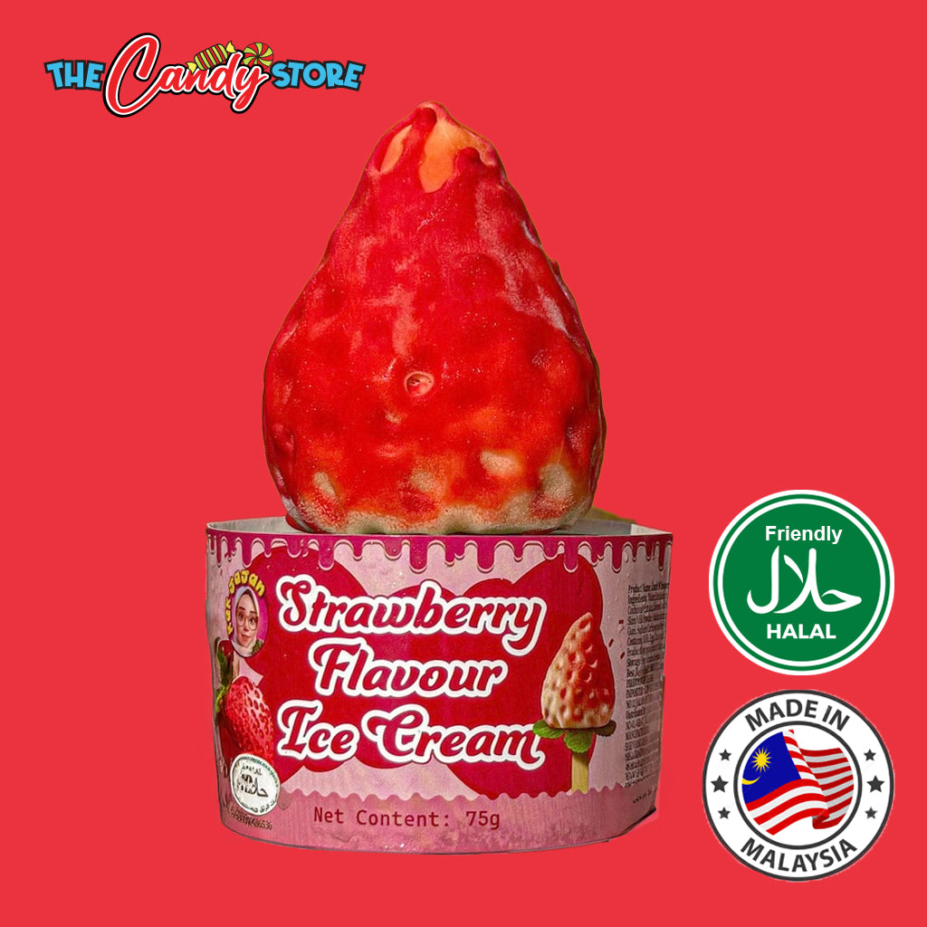 3D Premium Strawberry Ice Cream