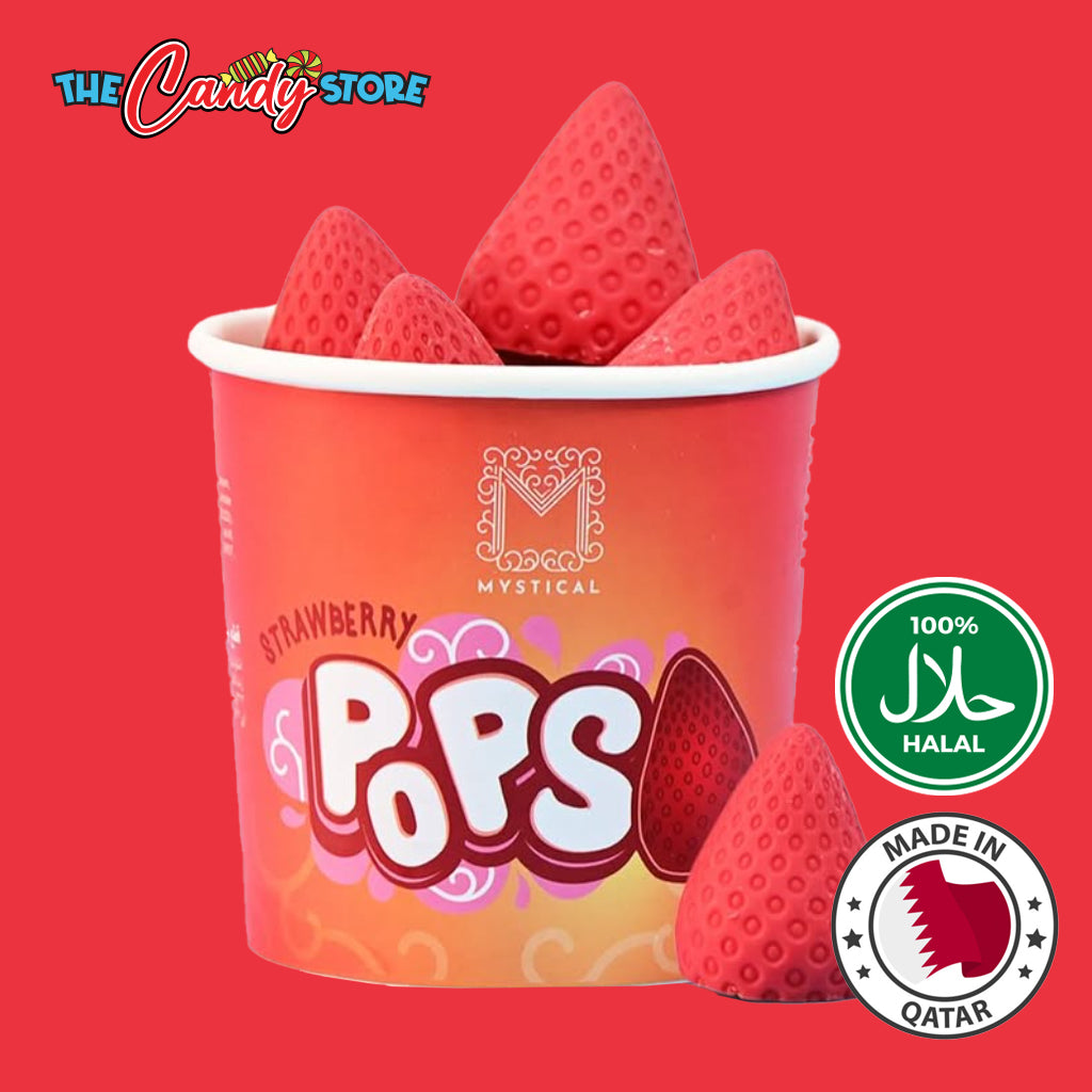 Mystical Handcrafted Real Strawberry POPS Ice Cream