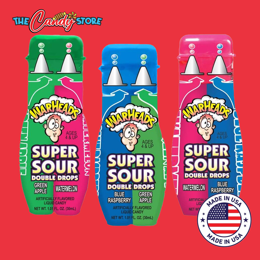 Warheads Super Sour Double Drops
