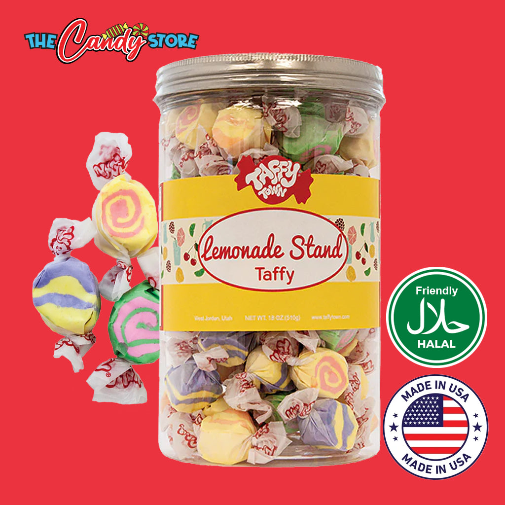 Taffy Town Lemonade Stand Taffy Gift Canister