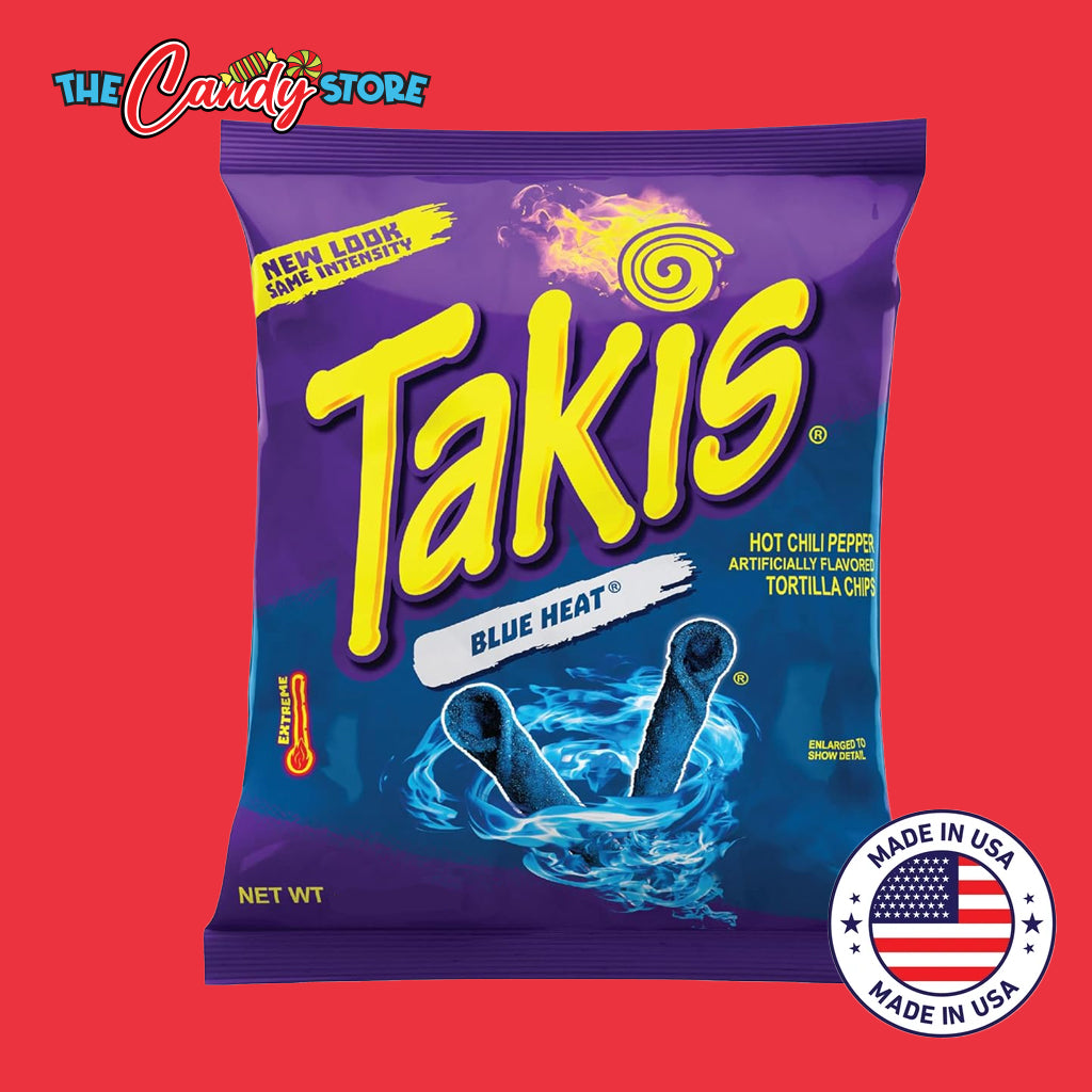 Takis Blue Heat Rolled Hot Tortilla Chips