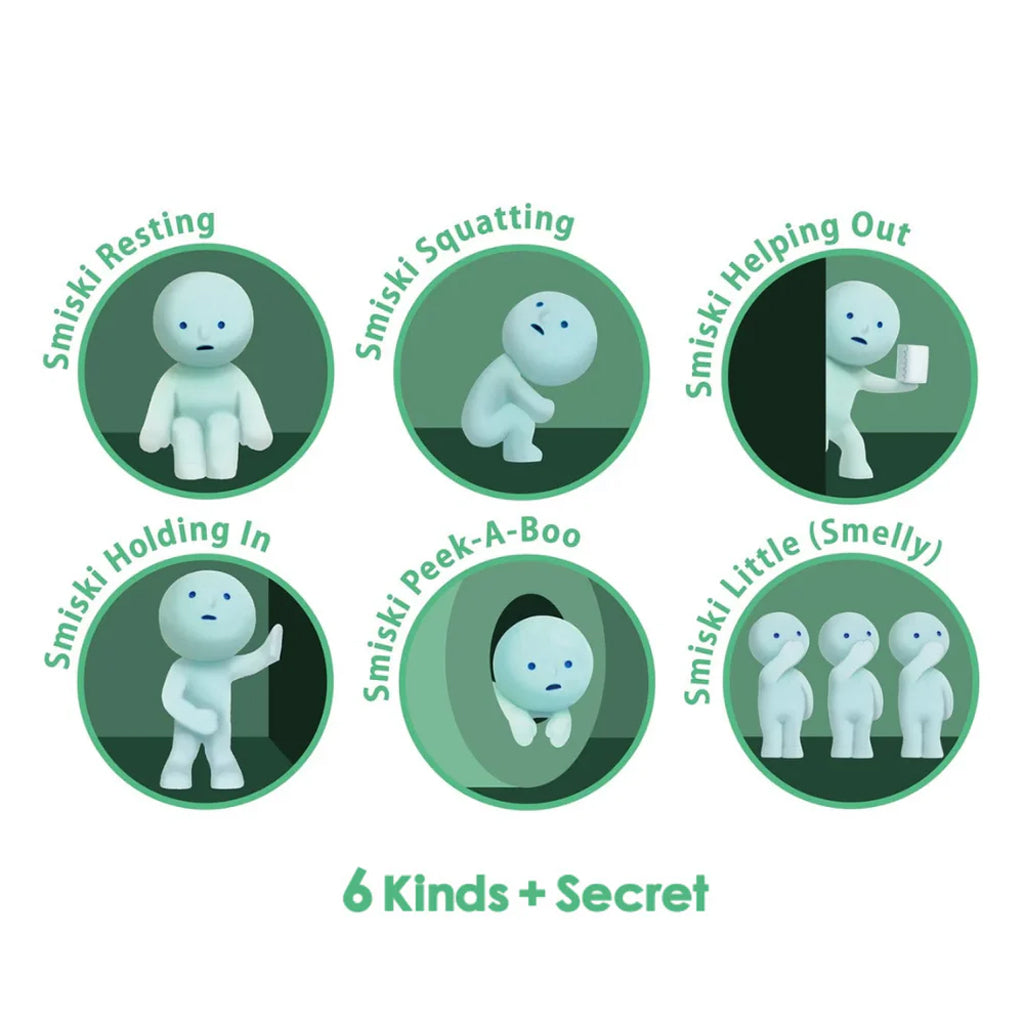 Smiski Toilet Series Decorative Mini Figures Blind Box