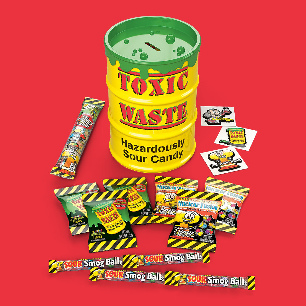 Toxic Waste Giant Money Bank Sour Candy