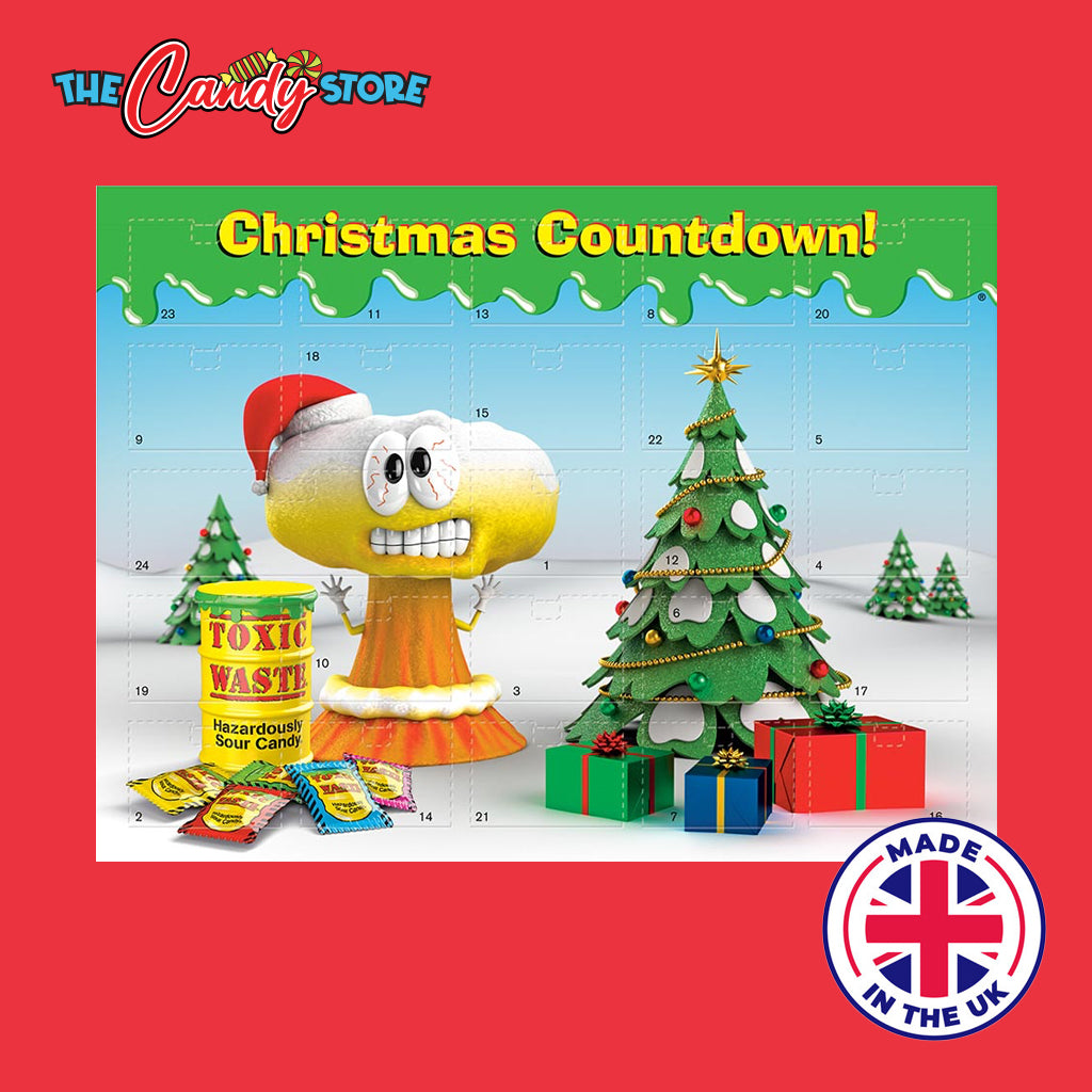 Toxic Waste Sour Candy Advent Calendar