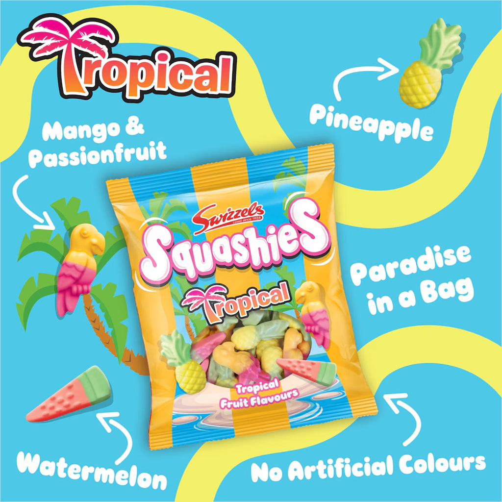 Swizzels Squashies Tropical Fruit Gummy Sweet