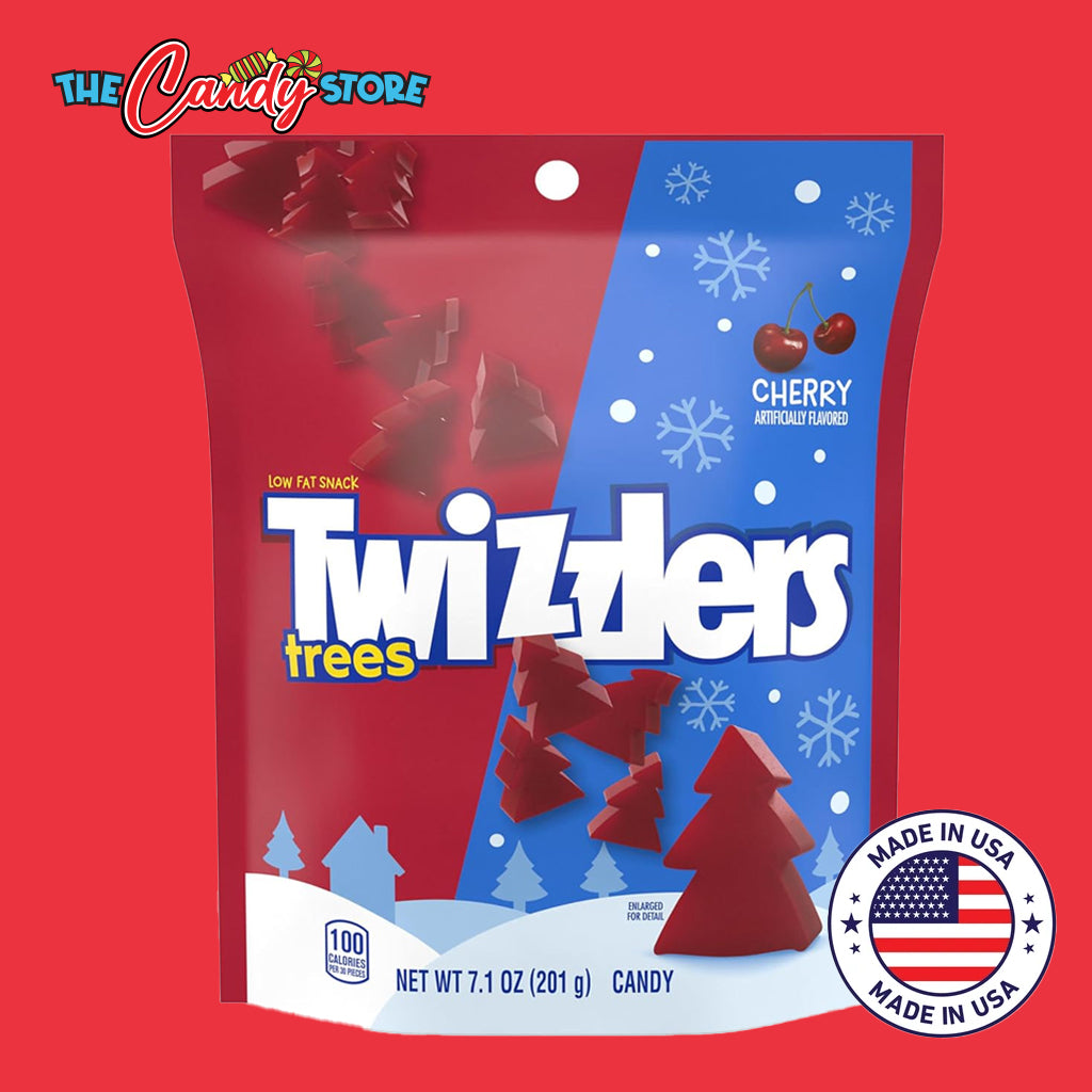 Twizzlers Cherry Flavored Trees Chewy Christmas Candy