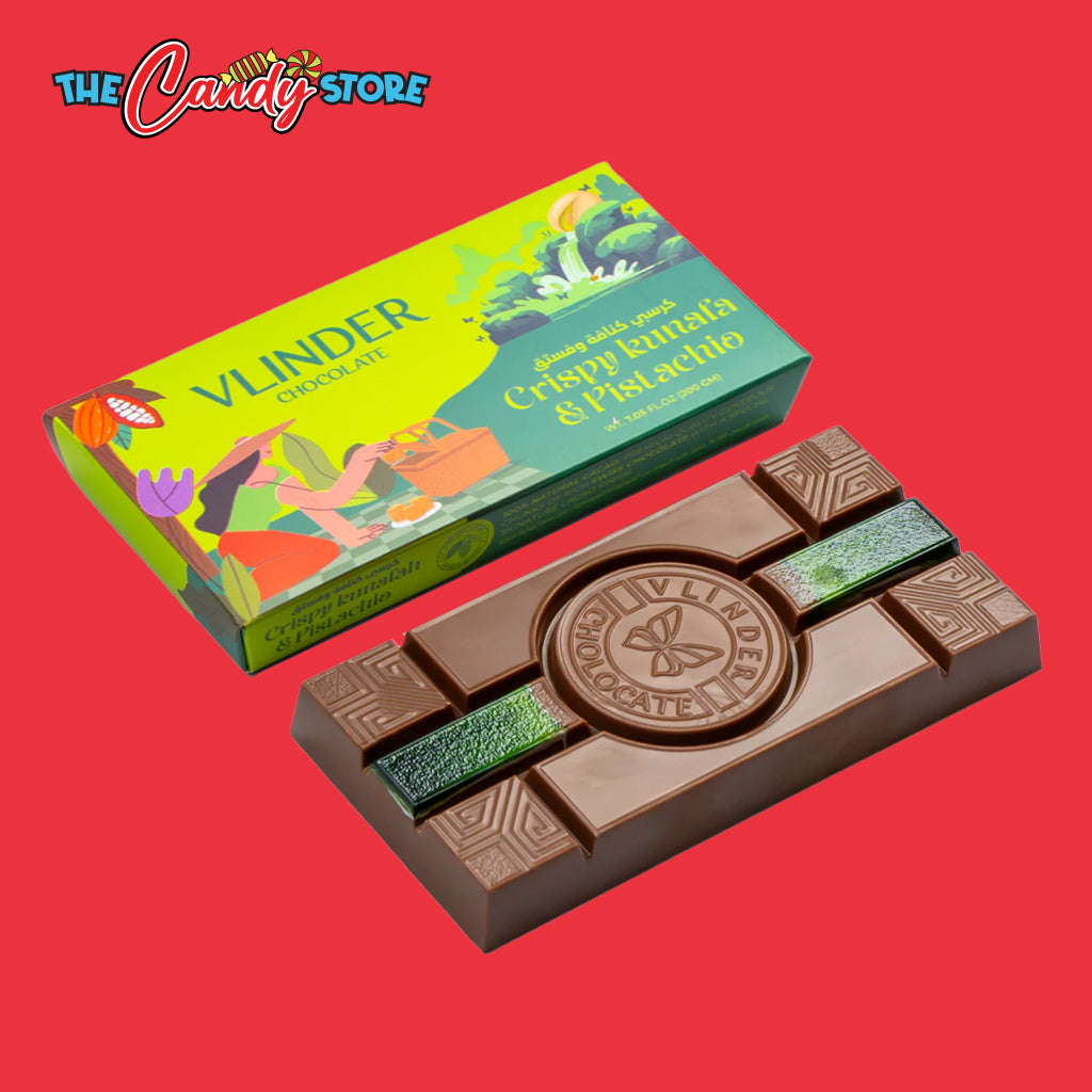 Vlinder Pistachio & Crispy Kunafa Chocolate Bar