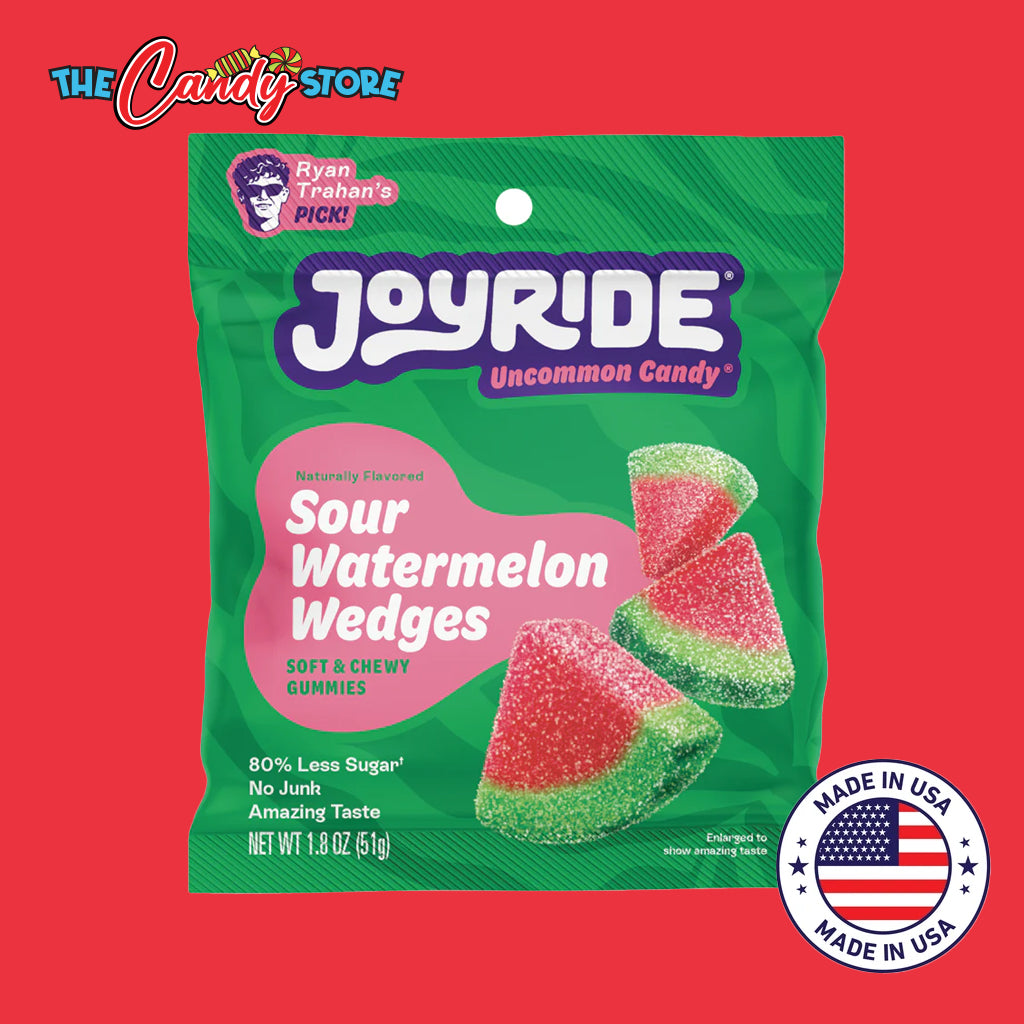 Joyride Sour Watermelon Wedges Candy