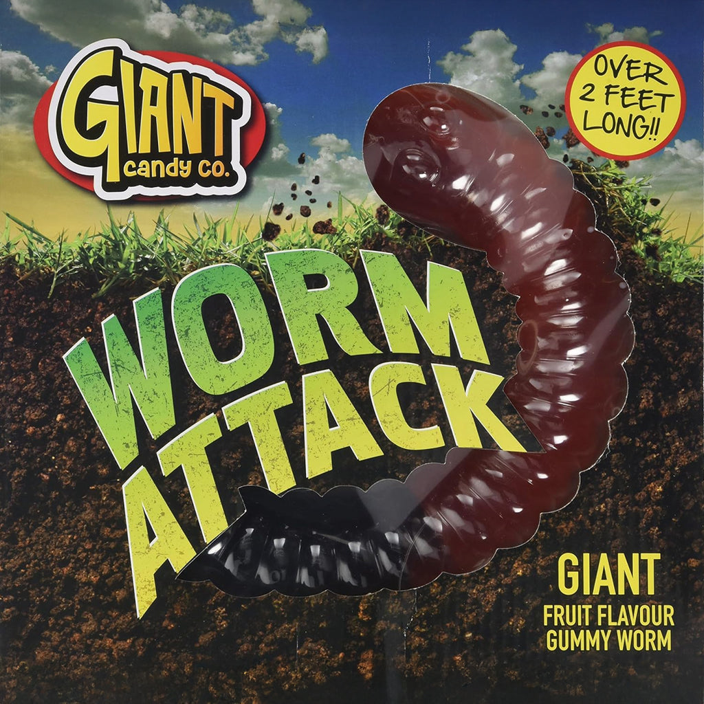 Giant Candy Co Giant Worm Attack Gummy