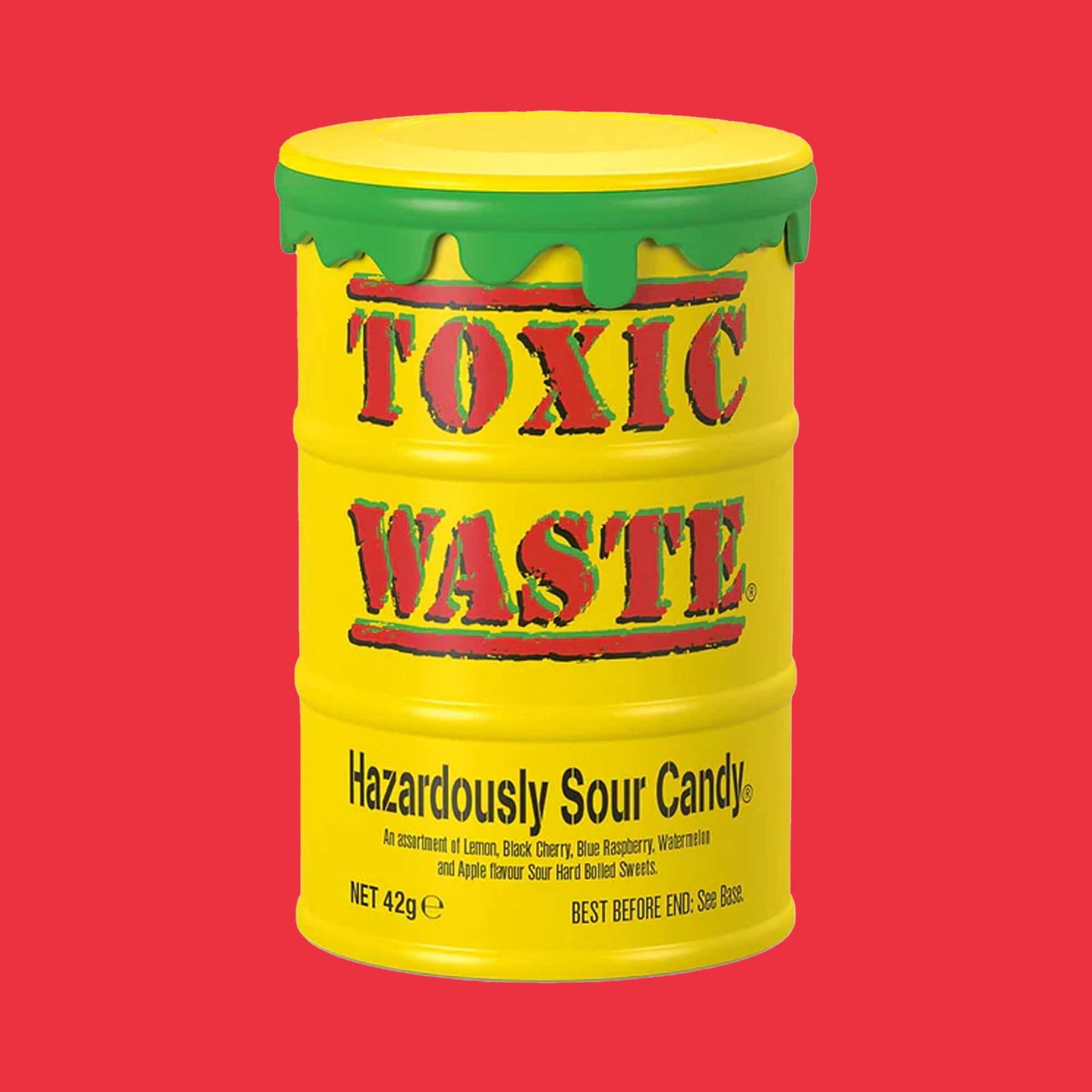 Toxic Waste Yellow Drum Hazardously Candy 42g