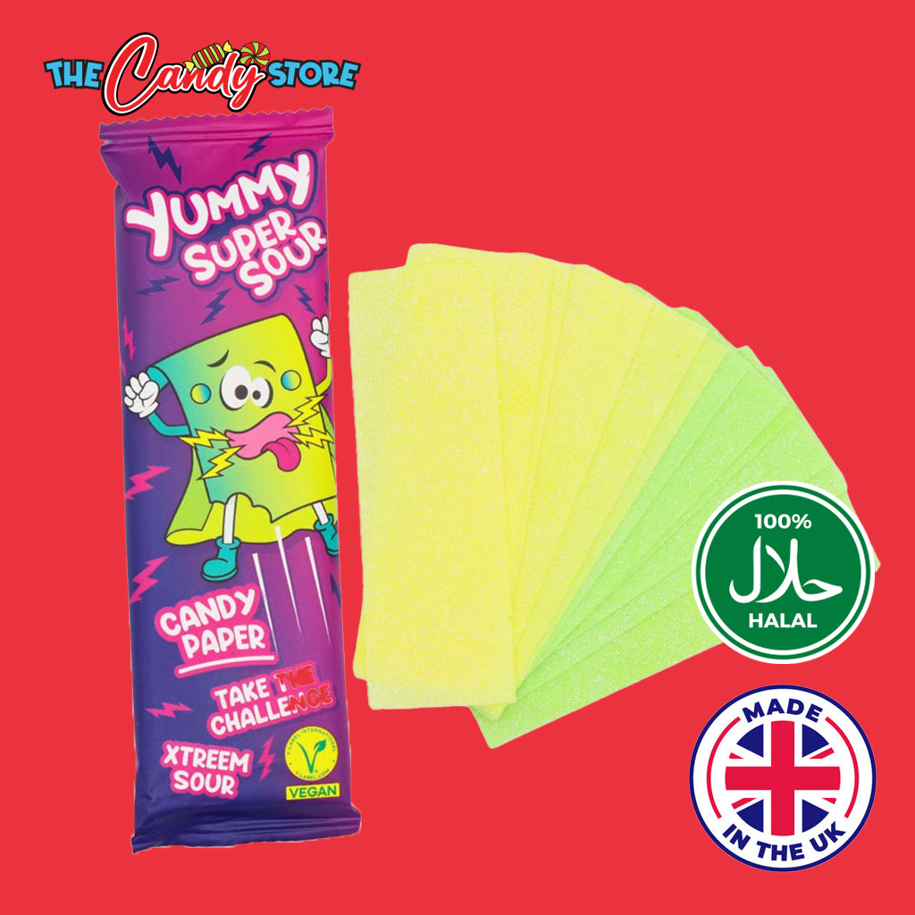Yummy Super Sour Candy Paper