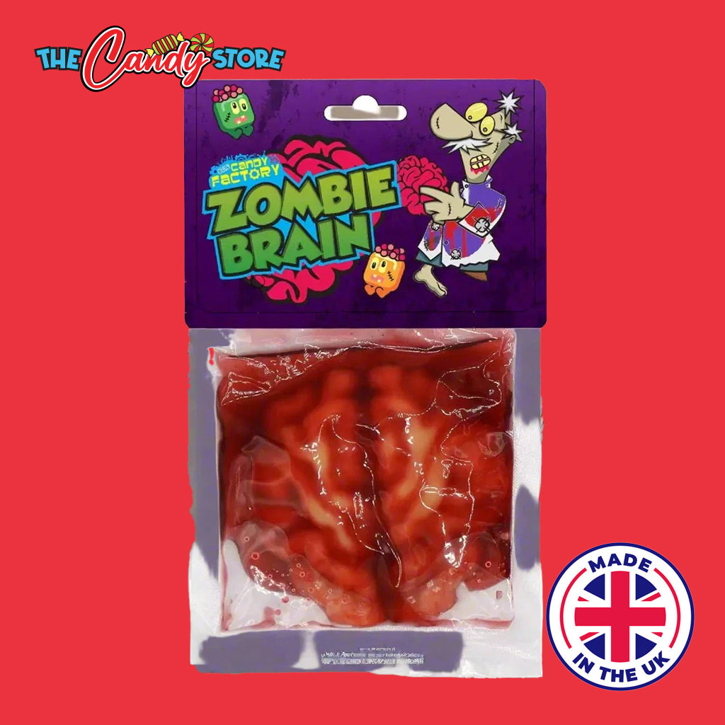 Crazy Candy Factory Strawberry Zombie Brain Gummy