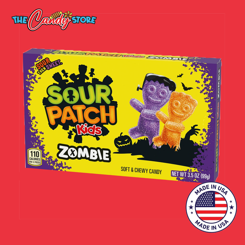 Sour Patch Kids Zombie Orange & Purple Soft & Chewy Halloween Candy